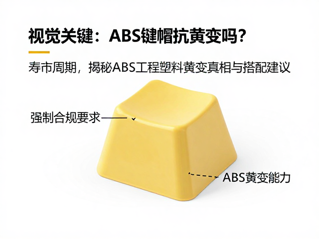 ABS键帽抗黄变吗？结合寿命周期，揭秘ABS工程塑料黄变真相与搭配建议