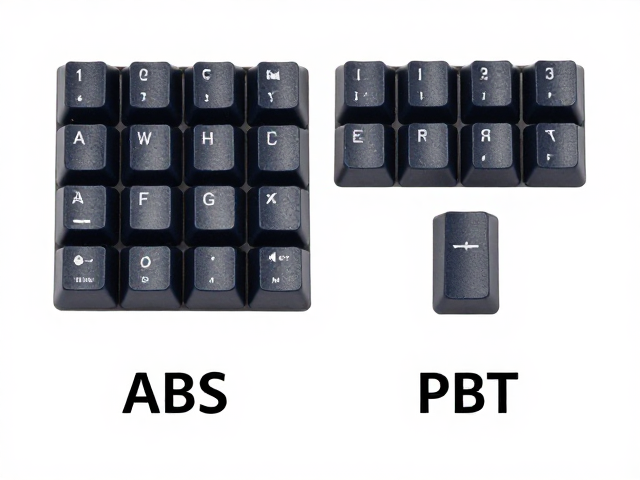 ABS与PBT键帽字符磨损度对比，谁更耐用？