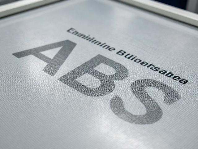 ABS工程塑料丝网印刷注意字符工艺，提升表面附着力与美观度