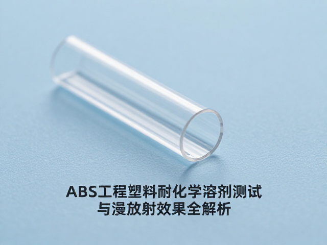 ABS工程塑料耐化学溶剂测试与漫反射效果全解析