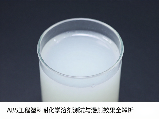 ABS工程塑料耐化学溶剂测试与漫反射效果全解析