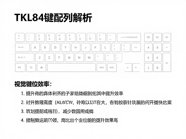 TKL84键配列解析，减少键位数量为何提升效率？