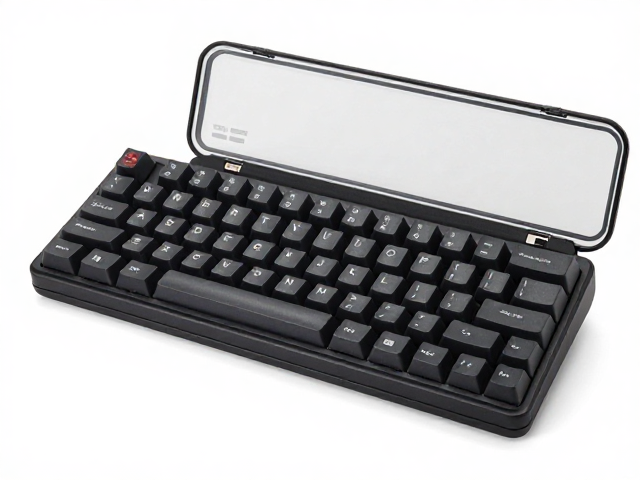 TKL84键无键帽机械键盘,便携收纳盒配套,轻量化出行首选