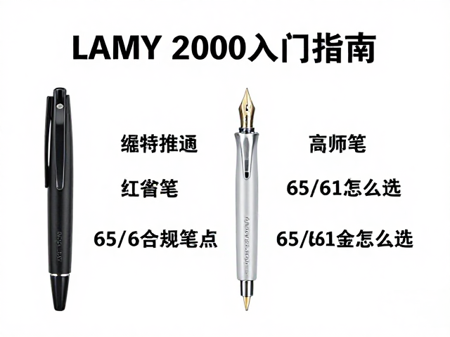 Lamy 2000入门指南，65/61笔尖怎么选？百元级高性价比推荐