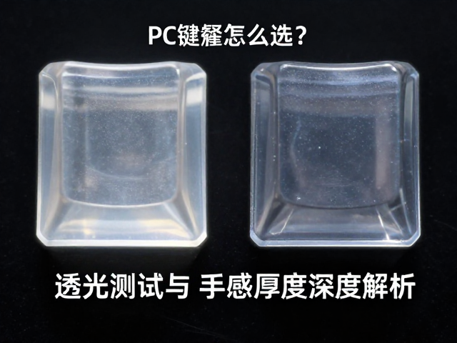 透明PC键帽怎么选?透光测试与手感厚度深度解析