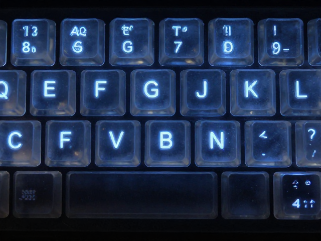 透明PC键帽透光字符怎么检查？清晰度高低实测指南