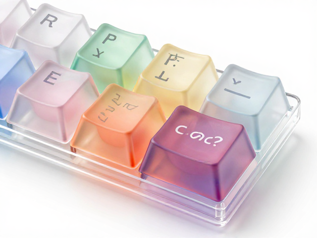 透明PC键帽工艺解析，PC热染与UV打印哪个更出彩？