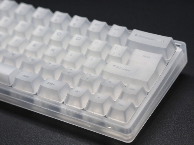 GMK PC系列透明键帽评测，磨砂半透质感与透光性全解析