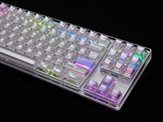 透明PC键帽PC,ABS霓虹幻彩,机械键盘键帽选购指南