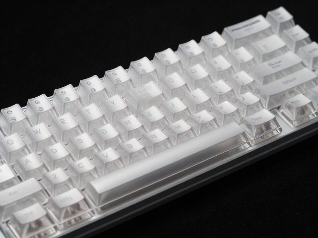 GMK PC系列新趋势,透明键帽与新材料融合,机械键盘颜值升级指南