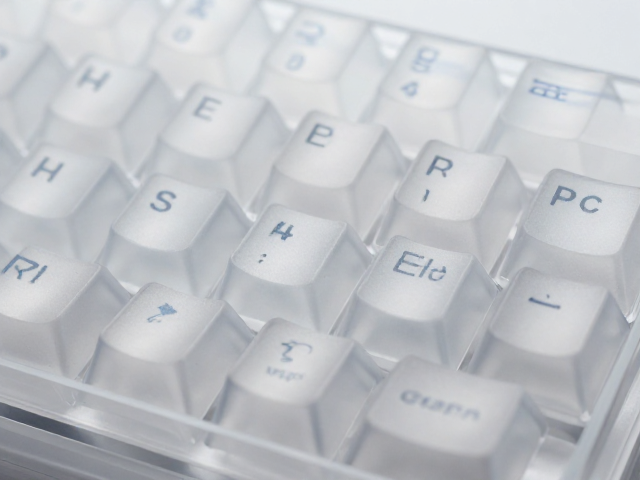 透明PC键帽怎么选?磨砂半透与PC,ABS混合材质优缺点深度解析