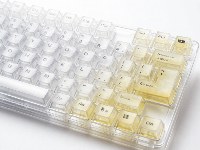 透明PC键帽怎么防黄变?定期擦拭保持晶莹剔透
