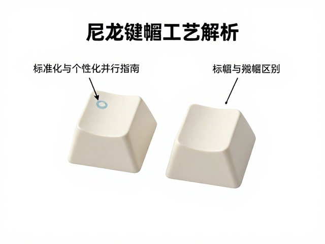 尼龙纯色键帽工艺解析，注塑与热升华区别，标准化与个性化并行指南
