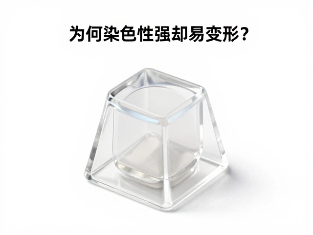 透明树脂键帽收缩率解析,为何染色性强却易变形?