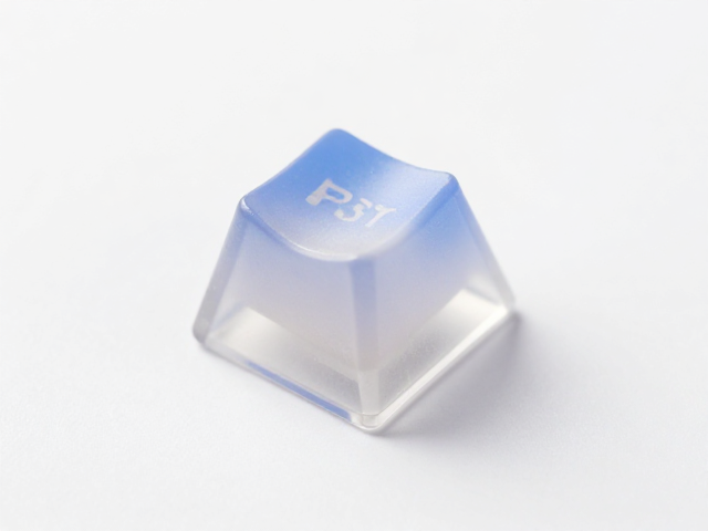 透明树脂键帽，PBT耐磨注塑之困，如何打造绝美渐变效果？