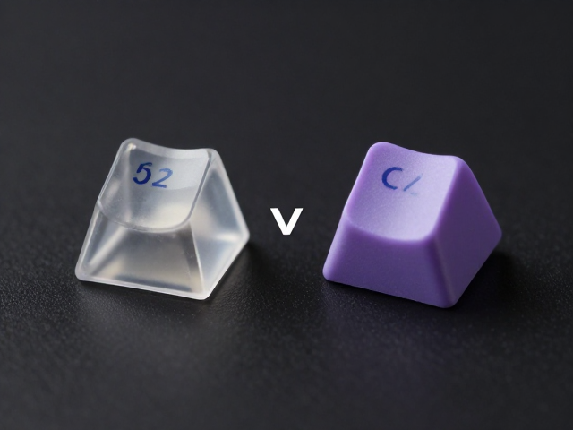透明树脂键帽 vs 双色键帽，低吸水性谁更胜一筹？