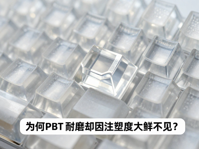 透明树脂键帽透光性极佳,为何PBT耐磨却因注塑难度大鲜少见?