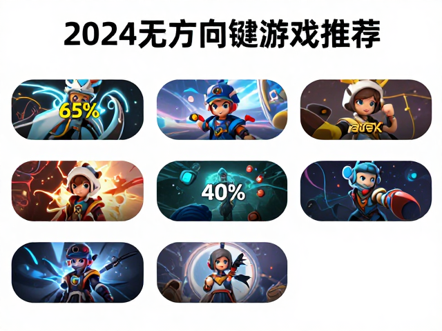 2024无方向键游戏推荐，65%高热度40%数字区精选合集