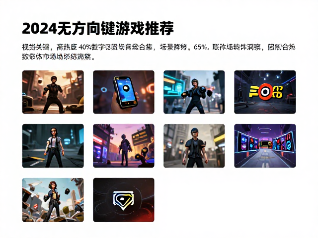 2024无方向键游戏推荐，65%高热度40%数字区精选合集