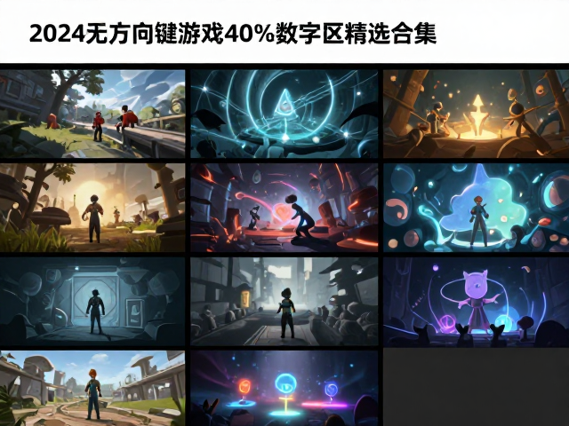 2024无方向键游戏推荐，65%高热度40%数字区精选合集