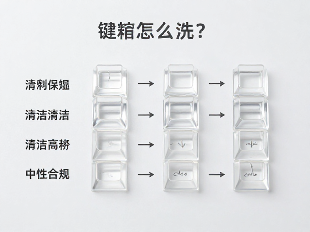 透明树脂键帽怎么洗？中性清洁剂，高度规格对比指南