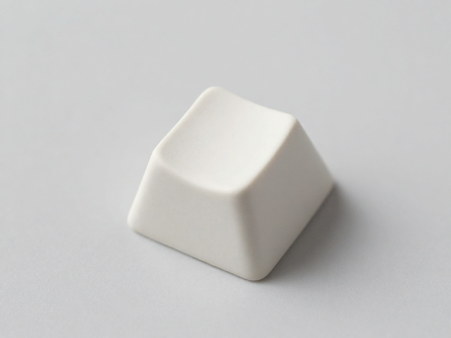 纯色陶瓷键帽单颗数十至数百元？尝试简单素坯制作揭秘
