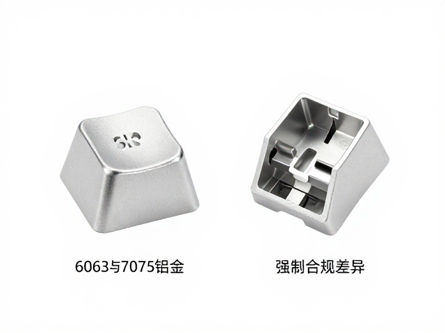 铝合金键帽内部结构解析，6063与7075铝合金选型指南