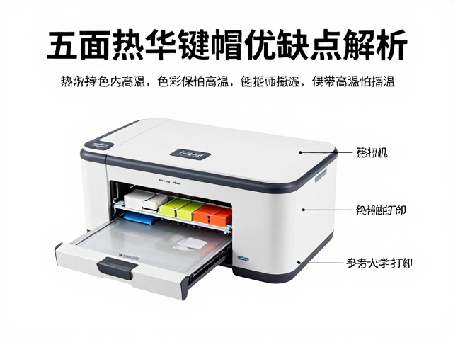 五面热升华键帽优缺点解析，色彩持久但怕高温，搭配热升华打印机选购指南
