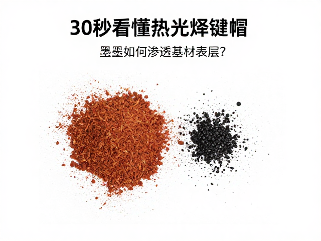 30秒看懂热升华键帽，墨水如何渗透基材表层？