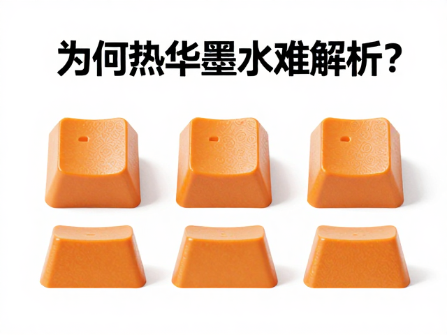 五面热升华键帽橘皮效应解析，为何热升华墨水难显色？