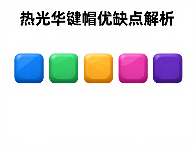 五面热升华键帽优缺点解析，色彩持久却怕高温，选购避坑指南
