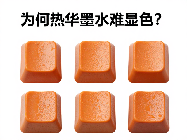 五面热升华键帽橘皮效应解析,为何热升华墨水难显色?