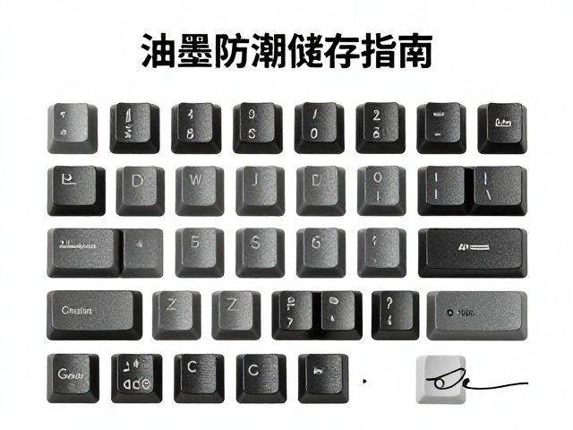 单色丝网印刷键帽，多材质适配与油墨防潮储存指南