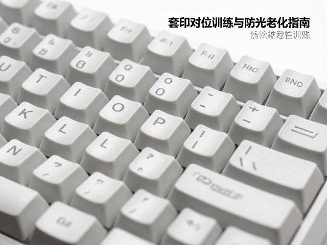 单色丝网印刷键帽，多色套印对位训练与防阳光老化指南