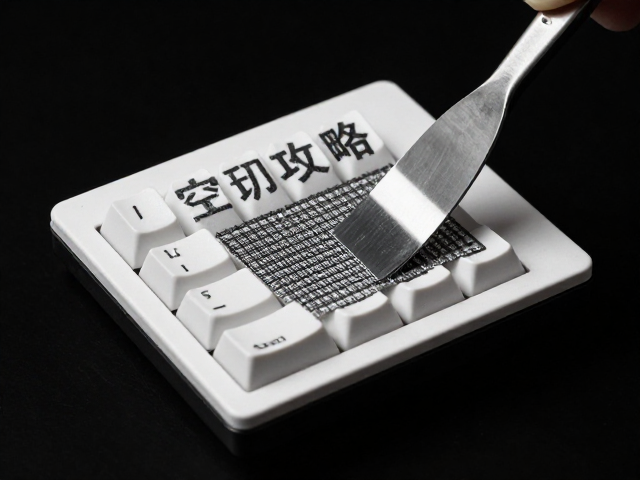 单色丝网印刷键帽，拉网框与刮刀角度压力调整全攻略