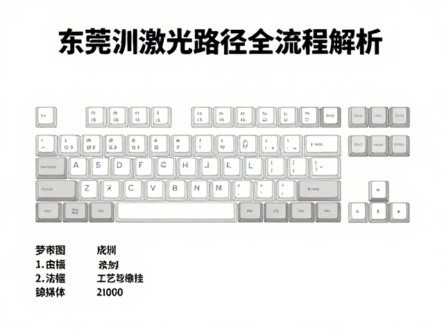 东莞深圳浅刻激光键帽定制，矢量图转激光路径全流程解析