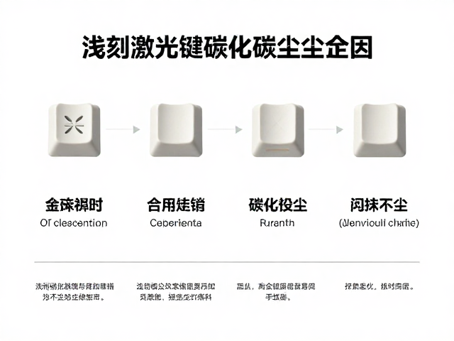 浅刻激光键帽雕刻深度多少？定期清洁碳化粉尘指南