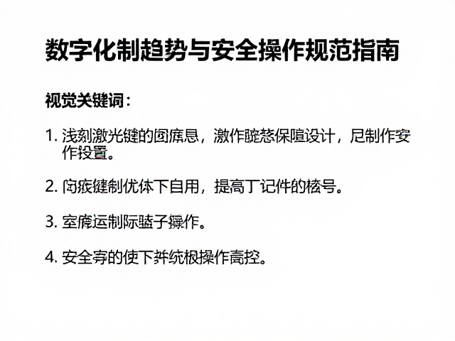 浅刻激光键帽数字化定制趋势与安全操作规范指南