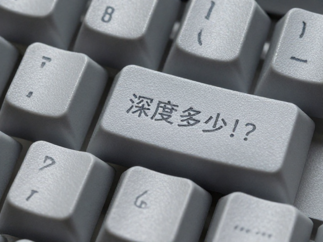 浅刻激光键帽雕刻深度多少？防溶剂腐蚀工艺详解