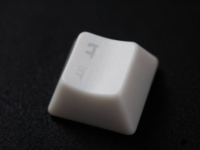 双色注塑透光键帽识别字符边缘工艺解析