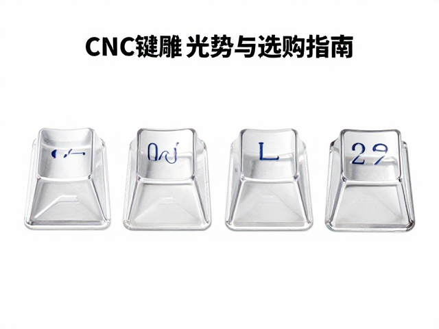 CNC精雕钢化玻璃键帽，键帽材质多元化趋势与选购指南