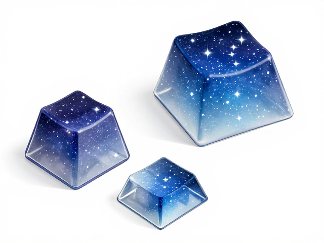 星空渐变钢化玻璃键帽，从设计图纸到成品全流程解析