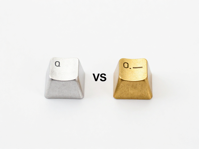 铝合金键帽 vs 黄铜，导电性差异与选购指南