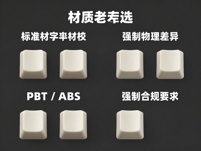 JLUSOFT标准米字印键帽材质怎么选？避坑指南与选购攻略