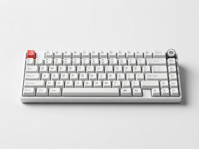 Keychron纯色无刻键帽，极简摄影静物道具推荐