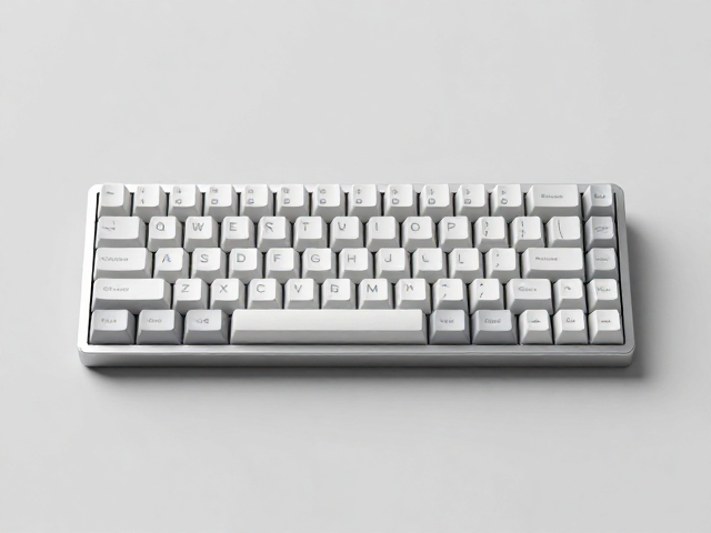 Keychron纯色无刻键帽，极简摄影静物道具推荐