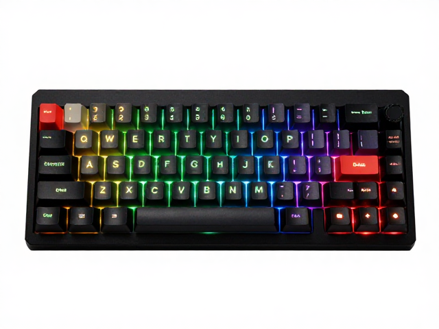 侧面透光键帽，标准ASCII，RGB，打造高颜值机械键盘灯效方案