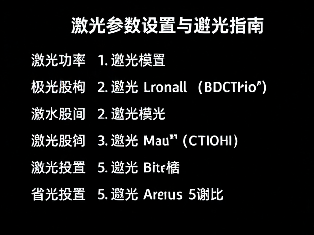 侧面透光键帽防老化，激光参数设置与避光指南