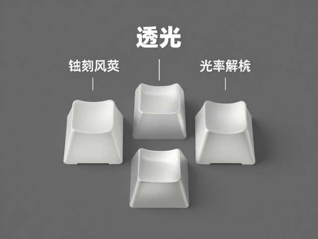 化学蚀刻键帽侧面透光率解析，不同材质透光效果对比与选购指南