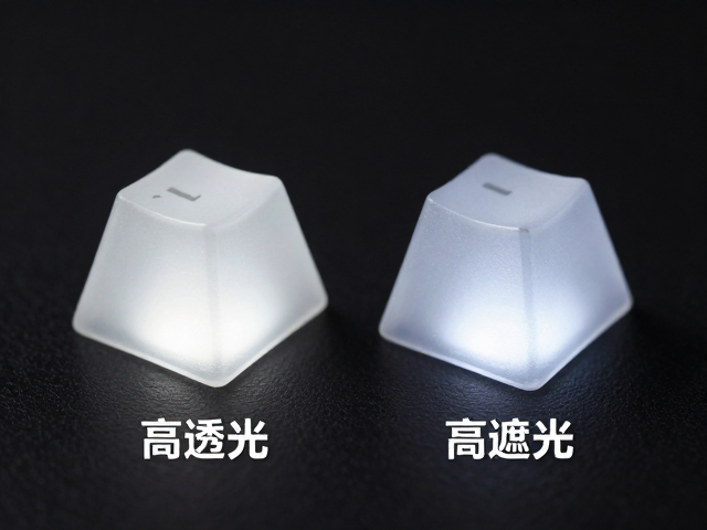 侧面透光键帽侧刻怎么选？高透光与高遮光对比评测